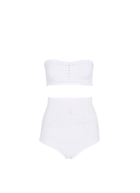 Maillot de bain bikini sans coutures - Blanc Optique