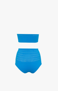 Maillot de bain bikini sans coutures - Azur