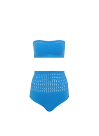 Maillot de bain bikini sans coutures - Azur