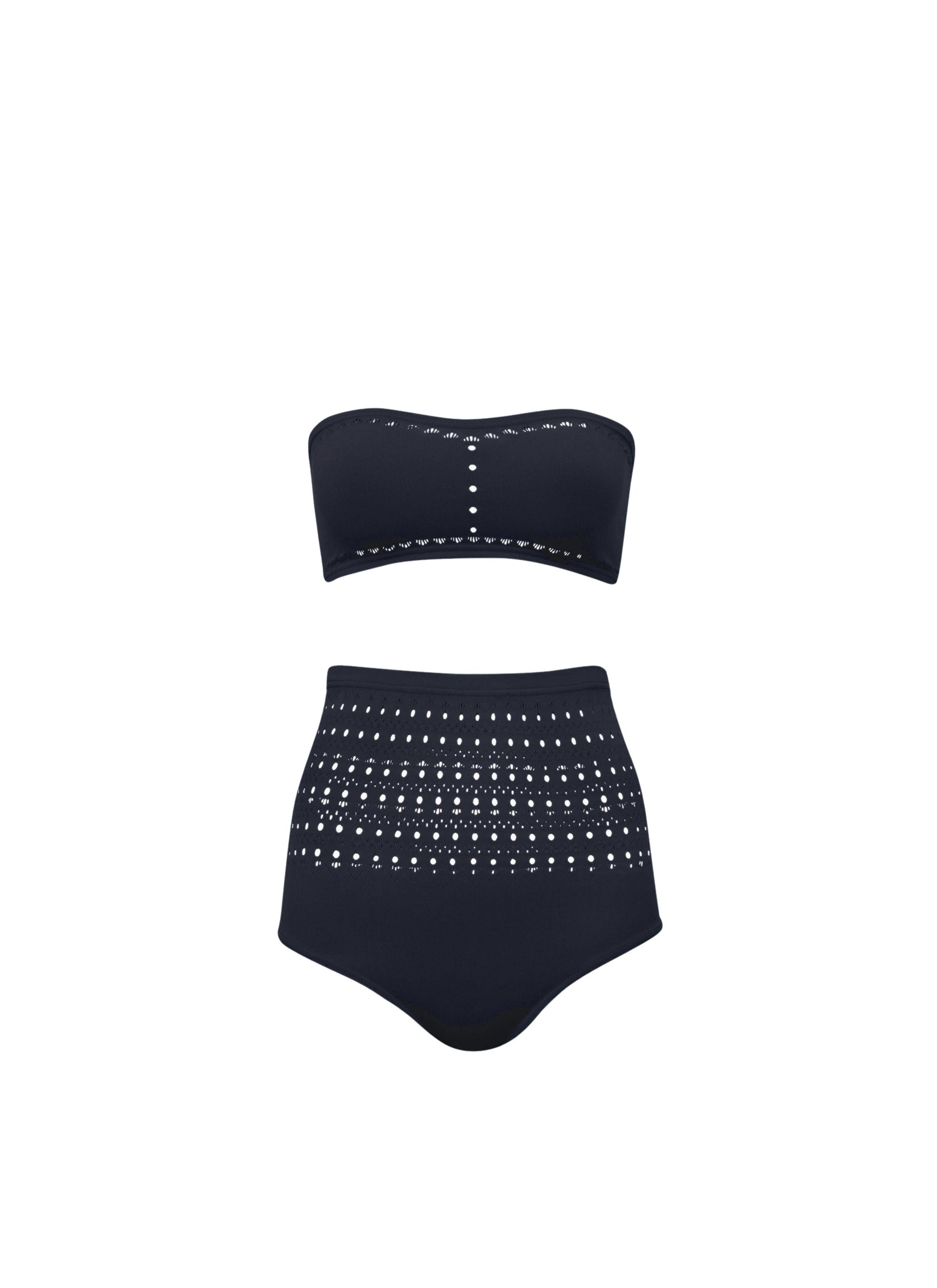 Maillot de bain bikini sans coutures - Minuit