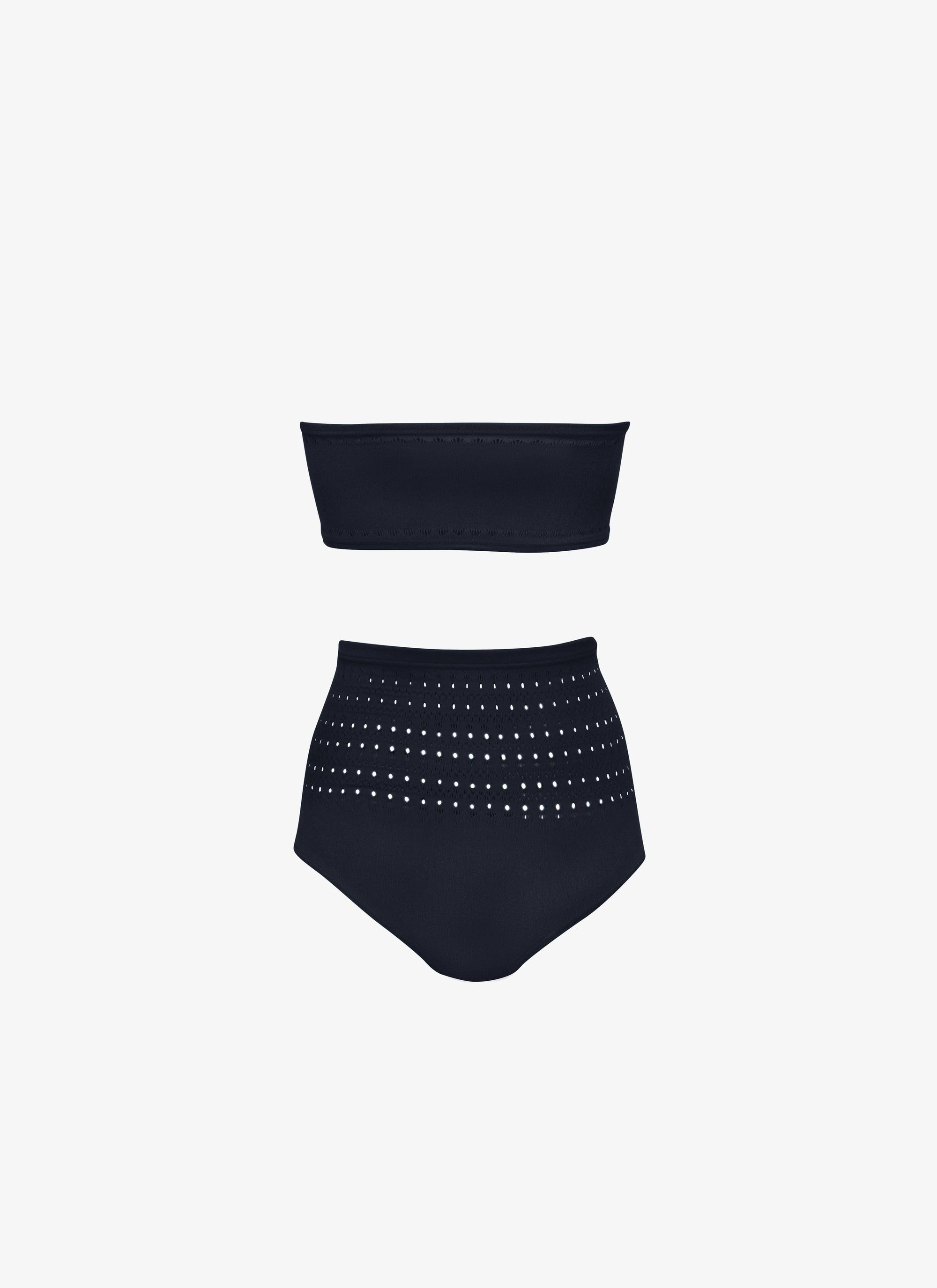 Maillot de bain bikini sans coutures - Minuit