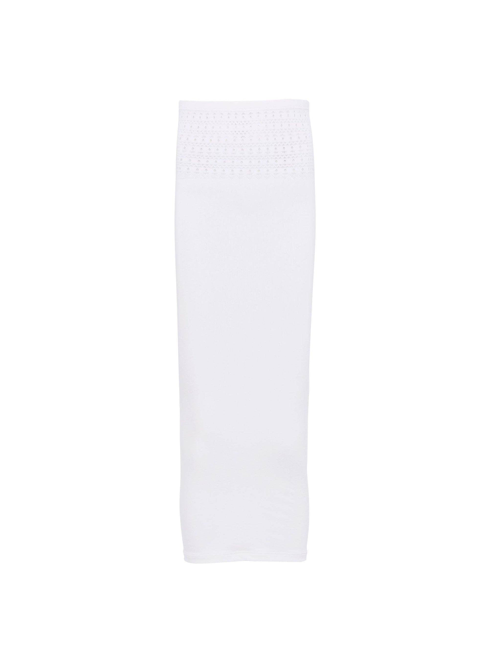 Jupe tube de bain sans couture - Blanc Optique