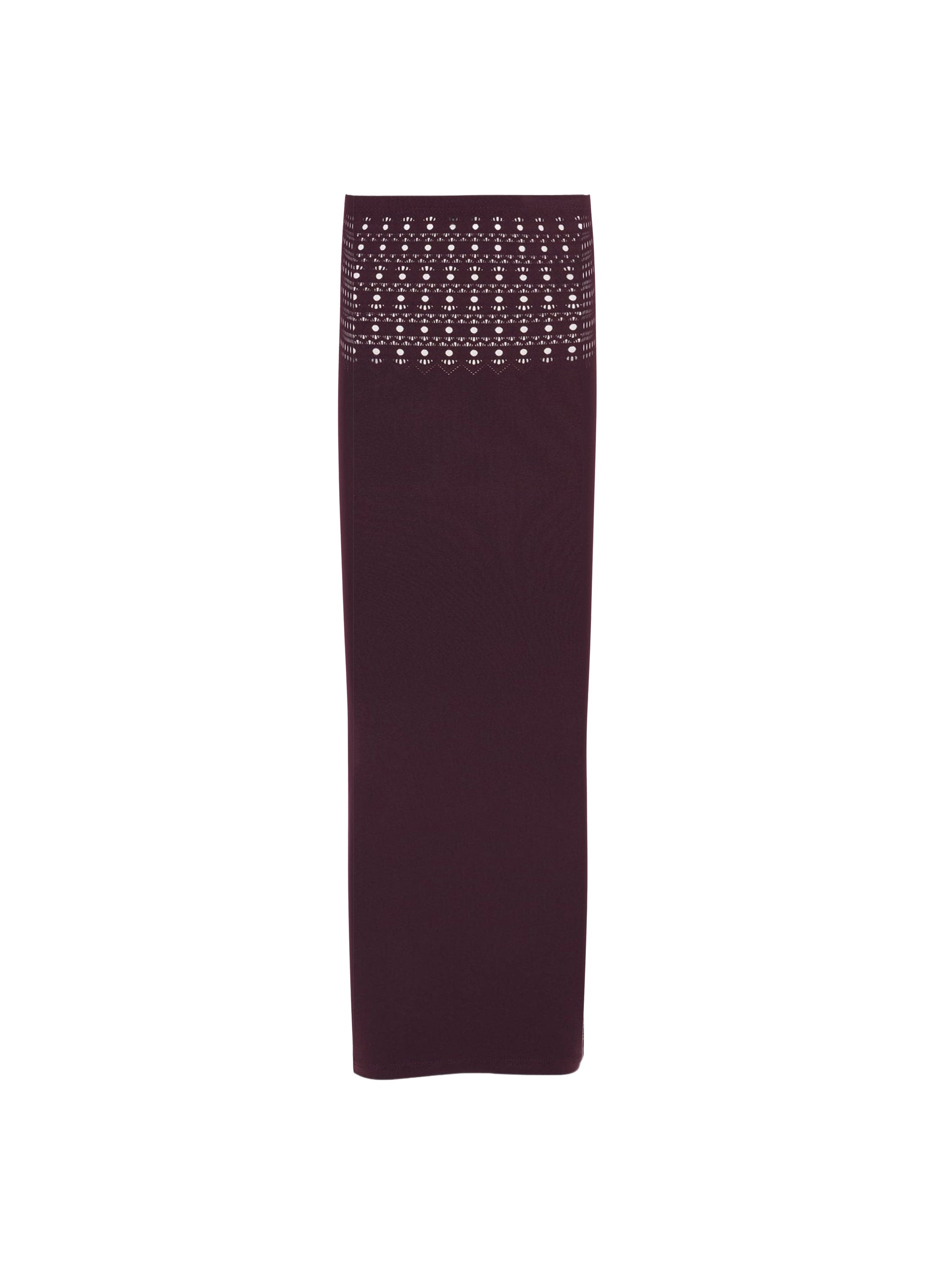 Jupe tube de bain sans couture - Aubergine