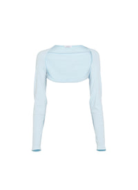 Long sleeve bolero - Sky