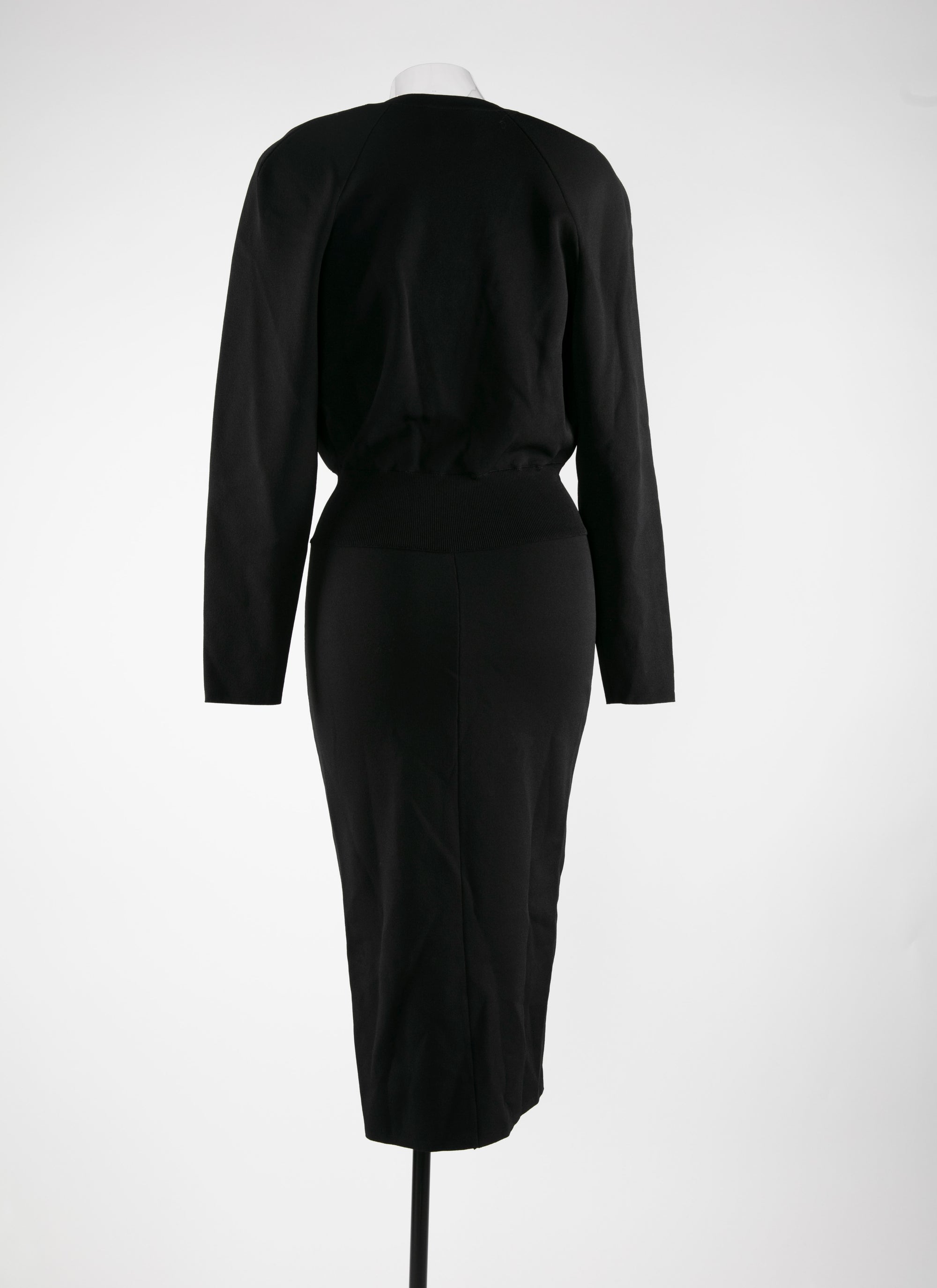 Robe crayon édition 1988 à manches longues - Noir