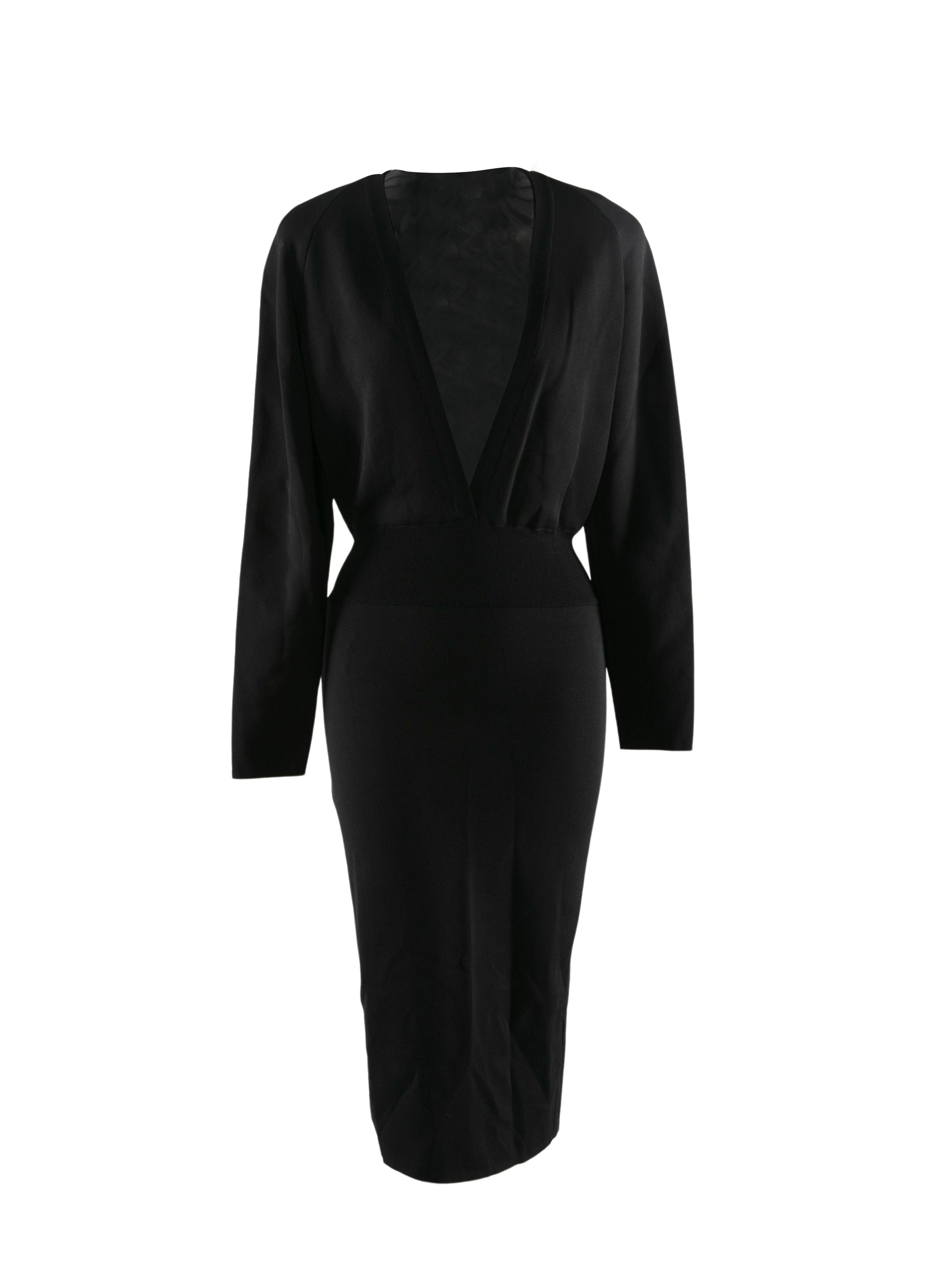 Robe crayon édition 1988 à manches longues - Noir