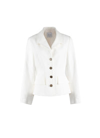 Veste en toile - Blanc Nacre