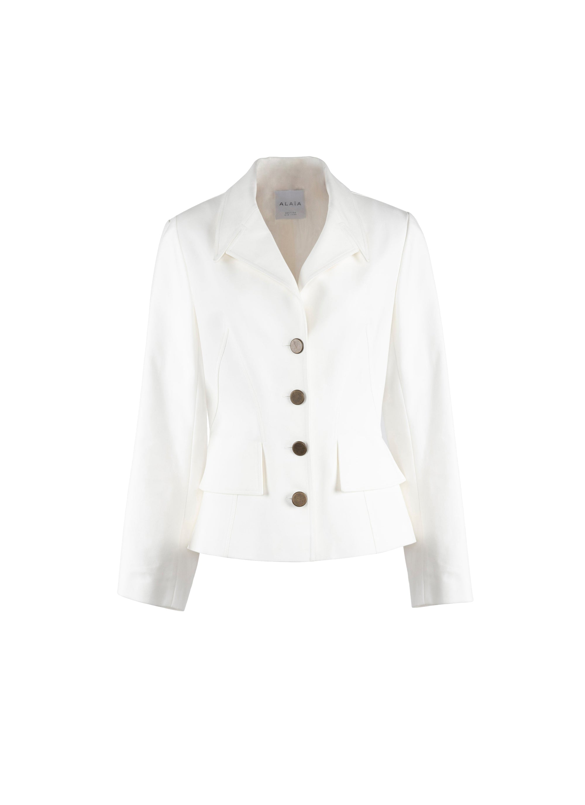 Veste en toile - Blanc Nacre