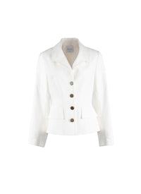 Veste en toile - Blanc Nacre