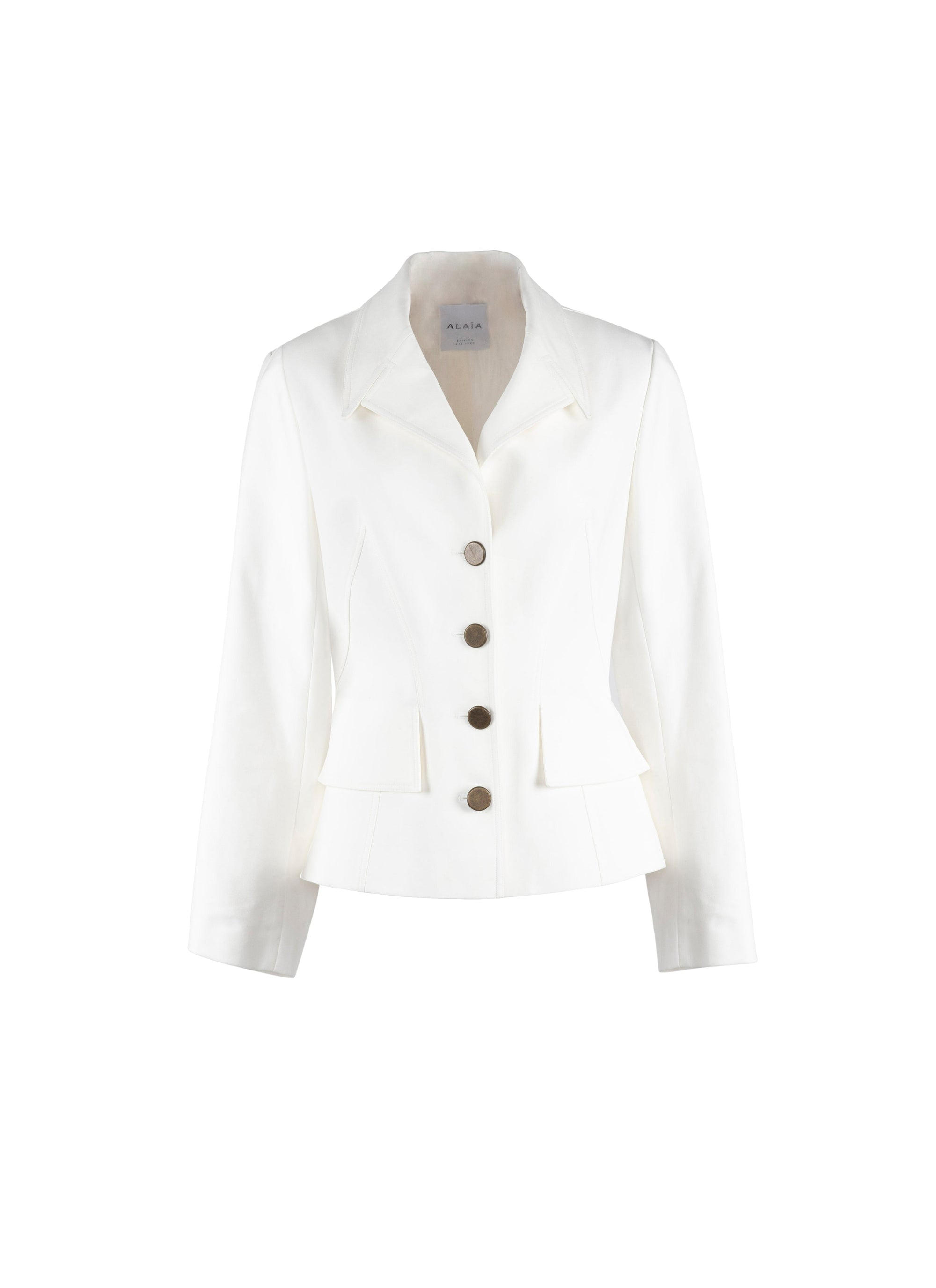 Veste en toile - Blanc Nacre