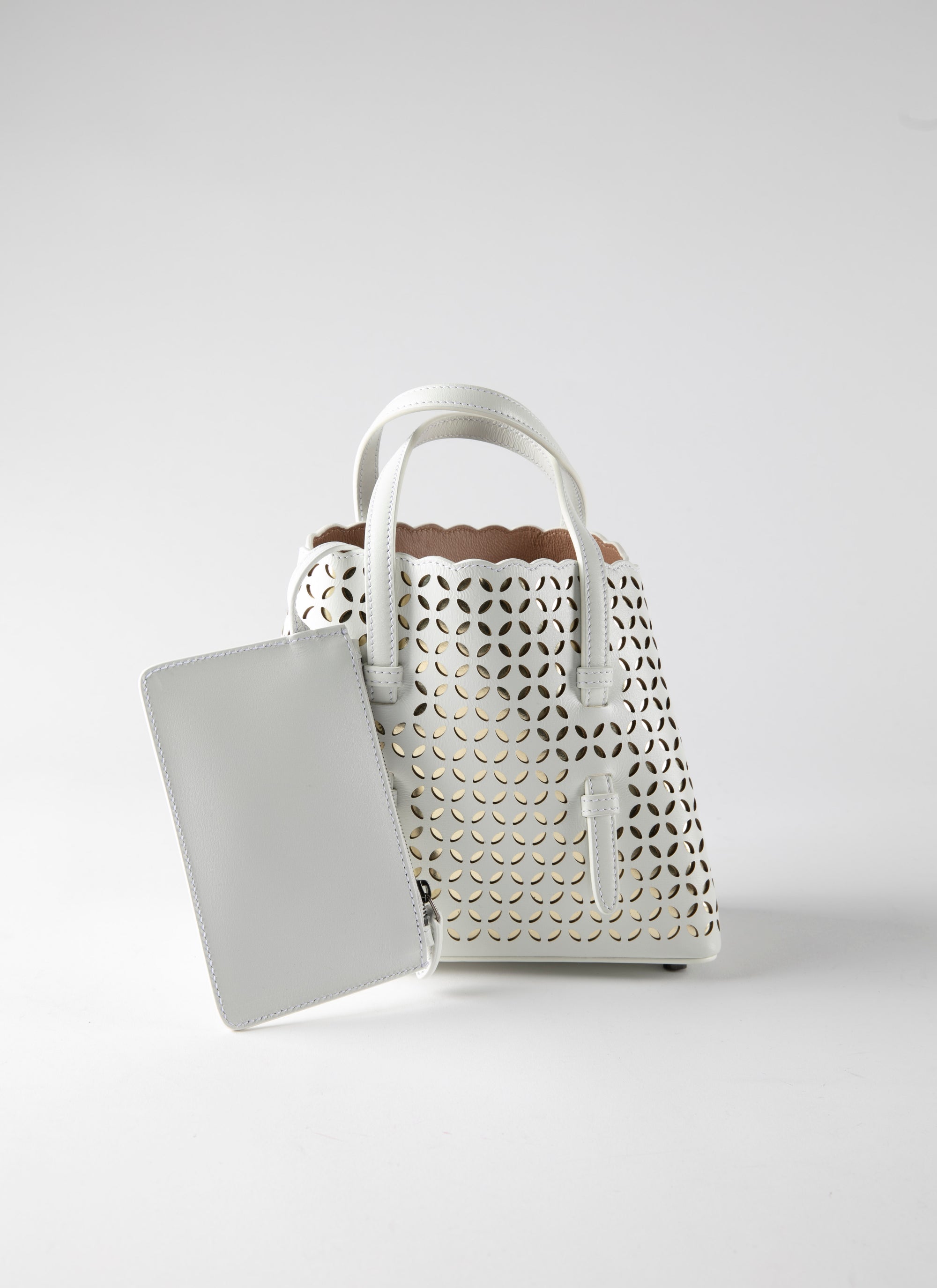 Sac Mina 20 - Blanc & Or