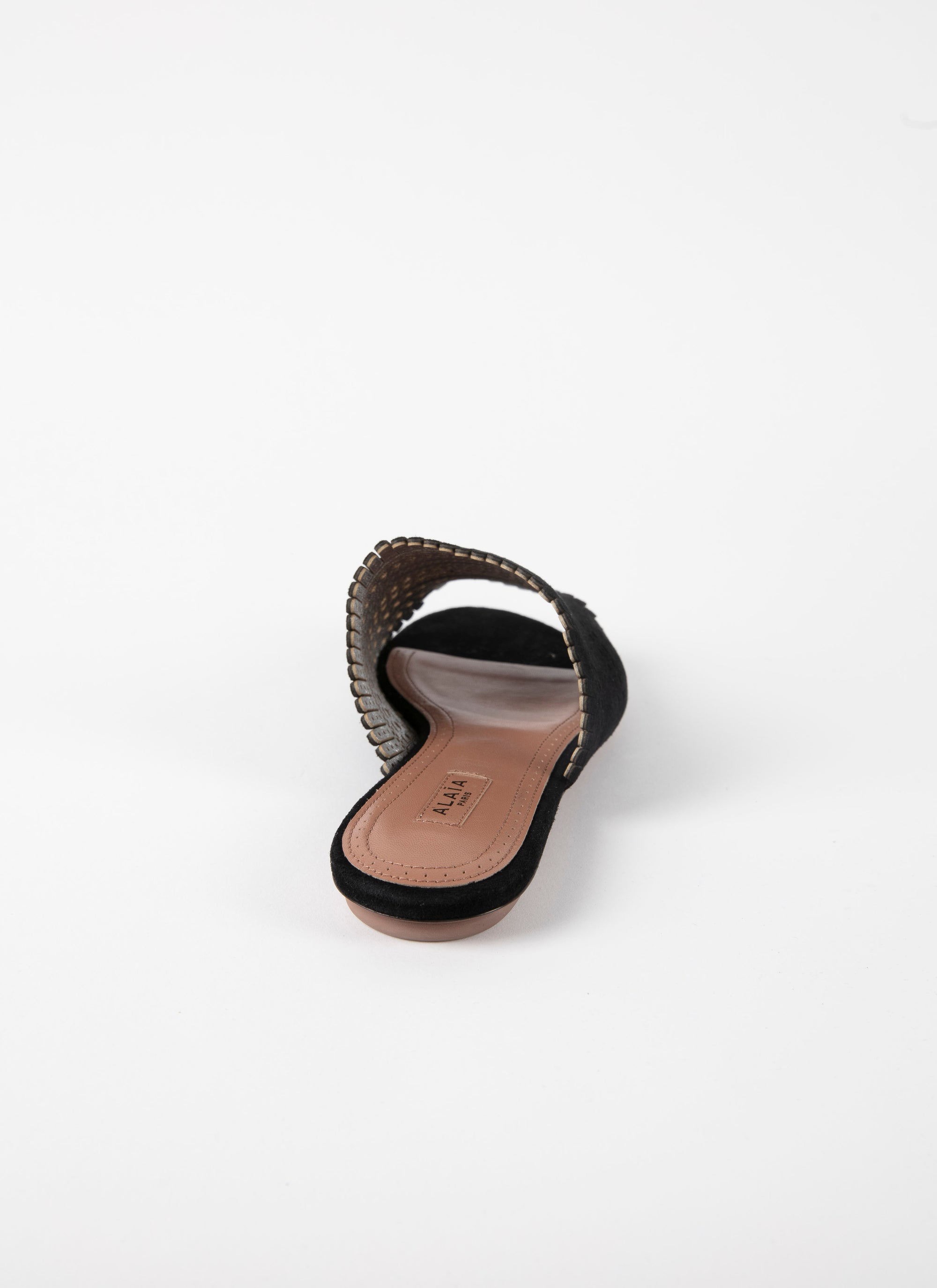 Leather sandals - Black intense