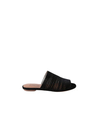 Leather sandals - Black intense