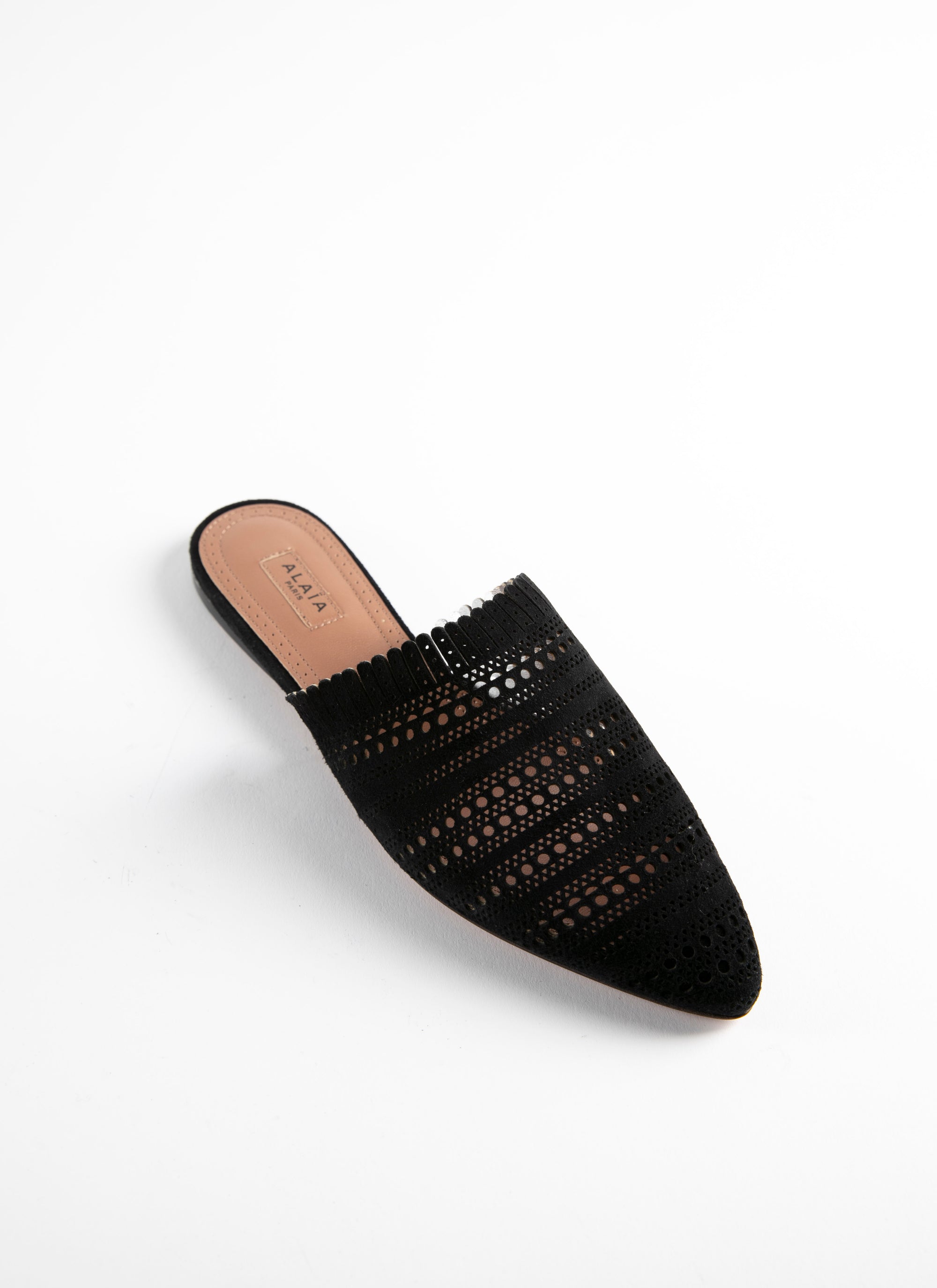 Mules en cuir - Noir