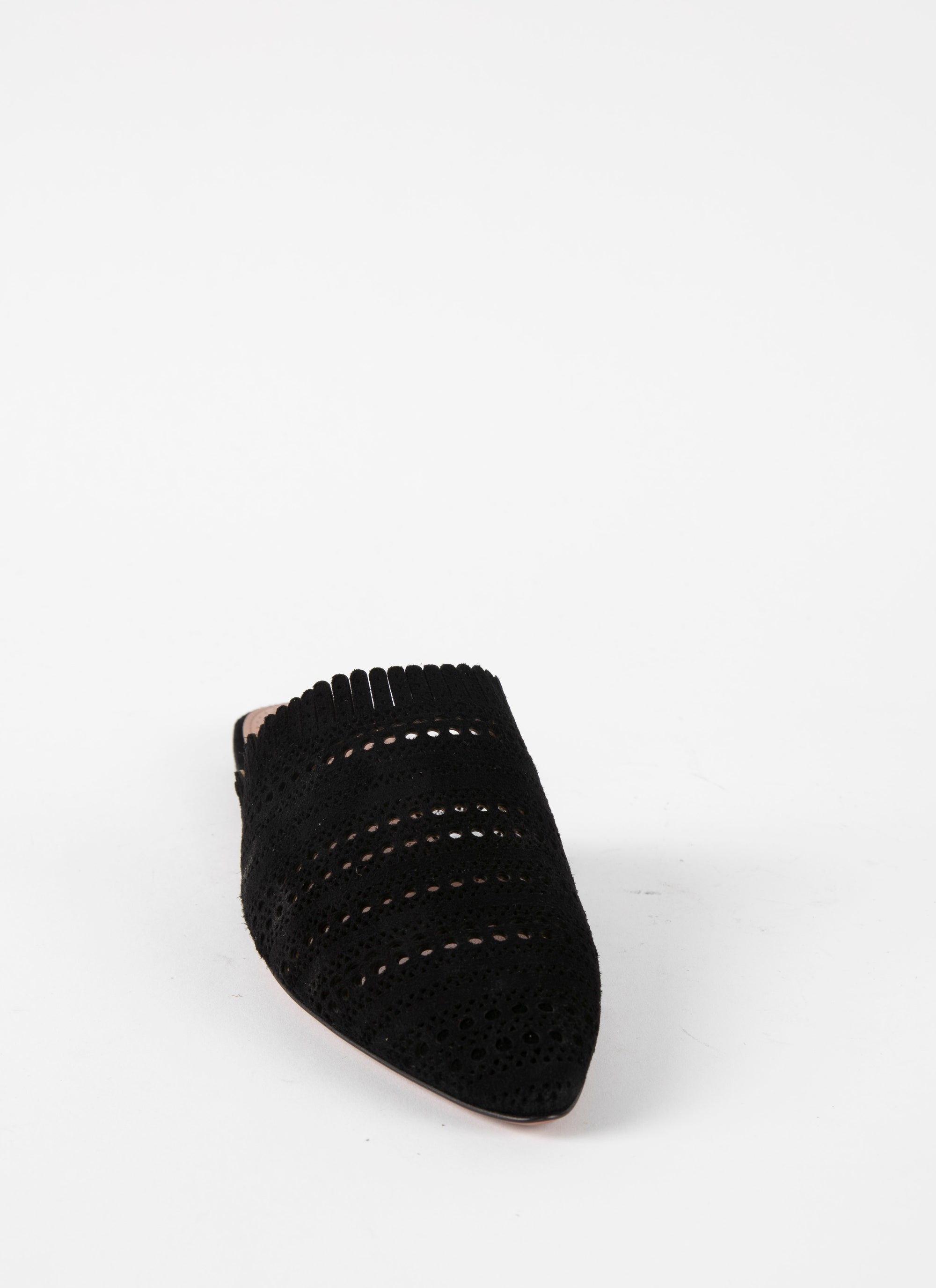 Mules en cuir - Noir