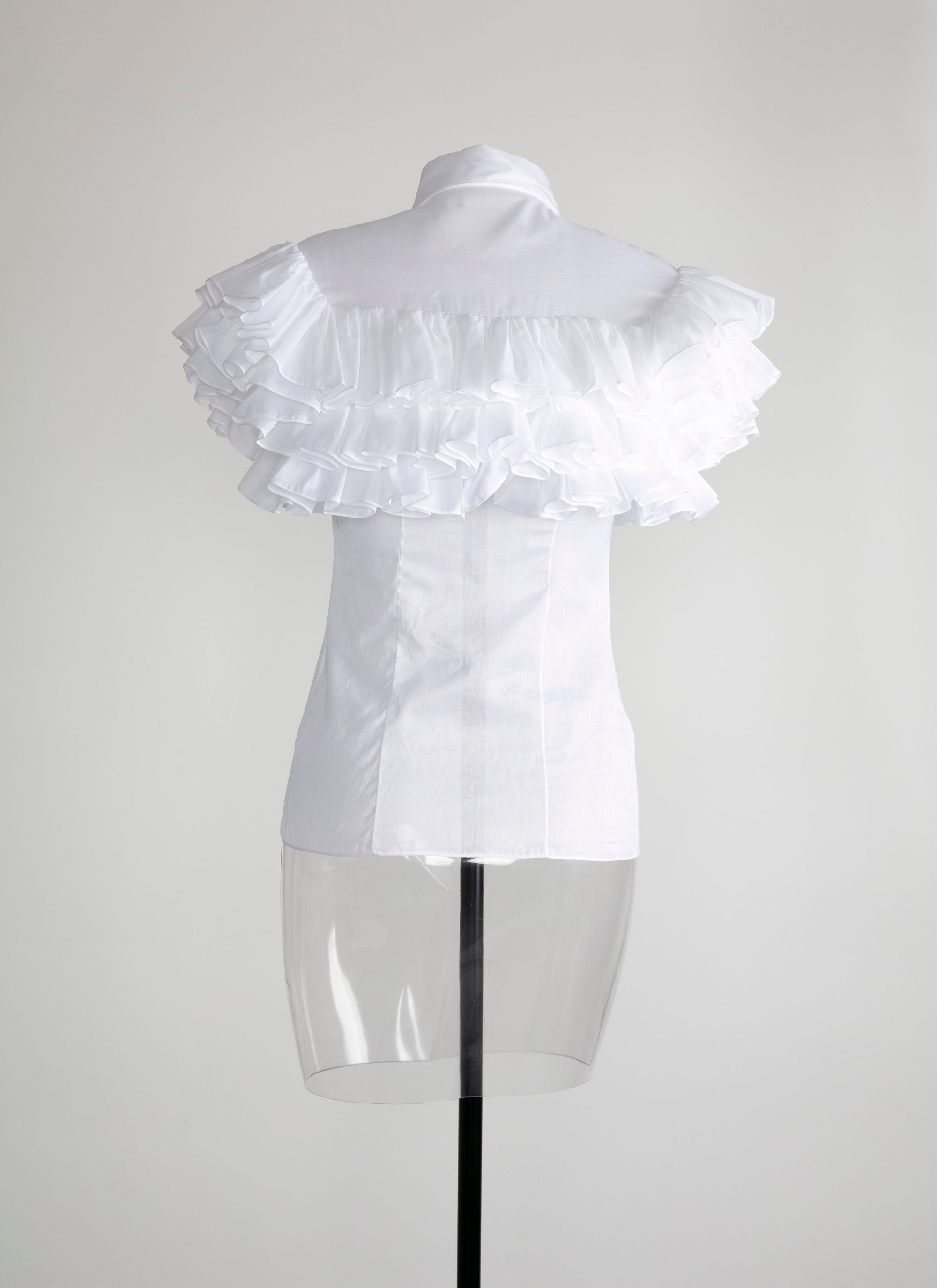 Mussola shirt - White iridescent