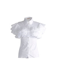 Mussola shirt - White iridescent