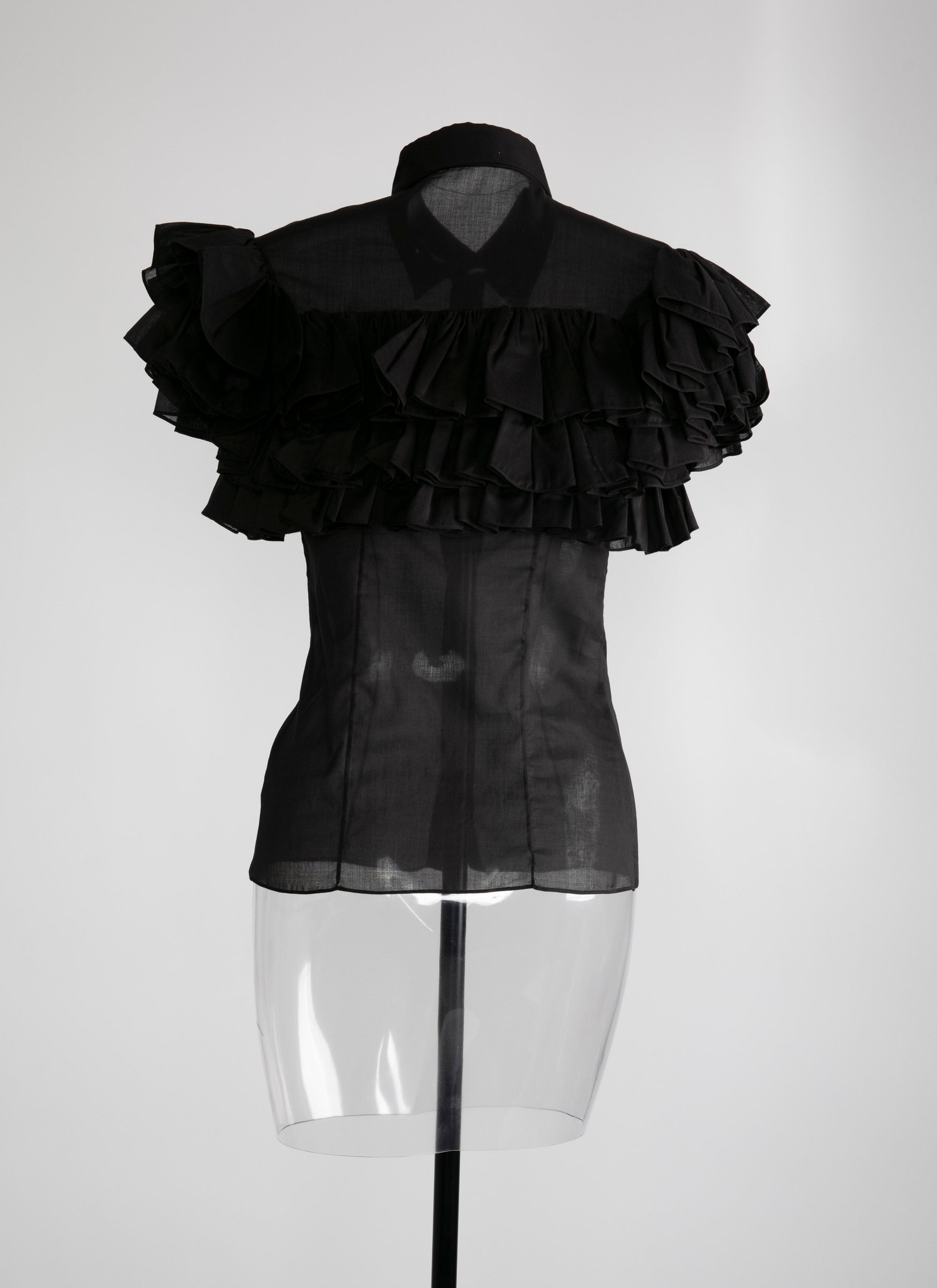 Chemise Mussola - Noir
