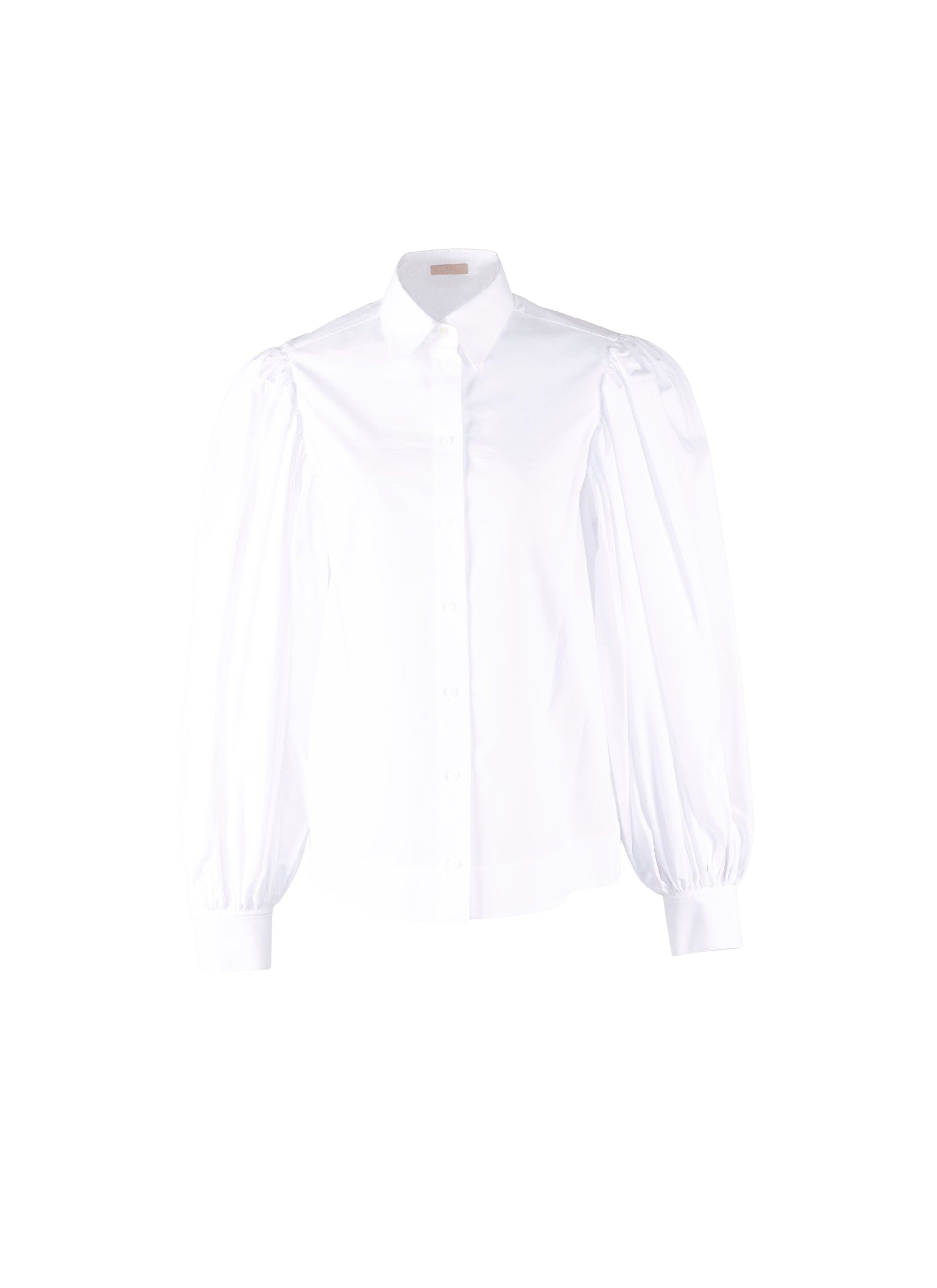 Chemise à manches bouffantes - Blanc