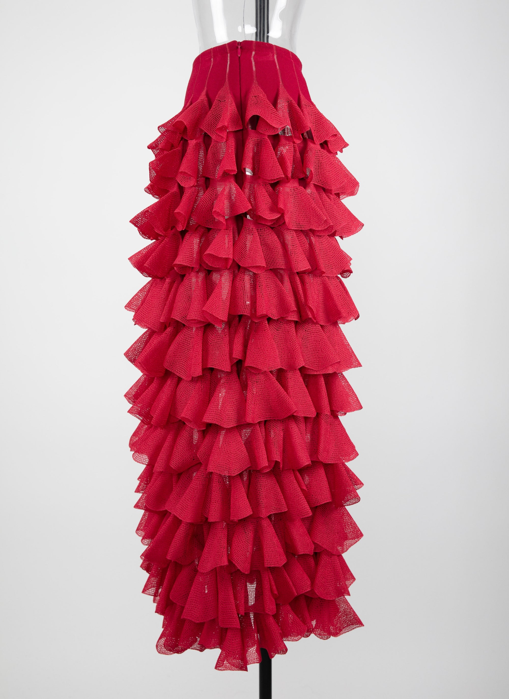Long silk habanera skirt - Petunia