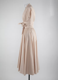 Robe midi - Vanille