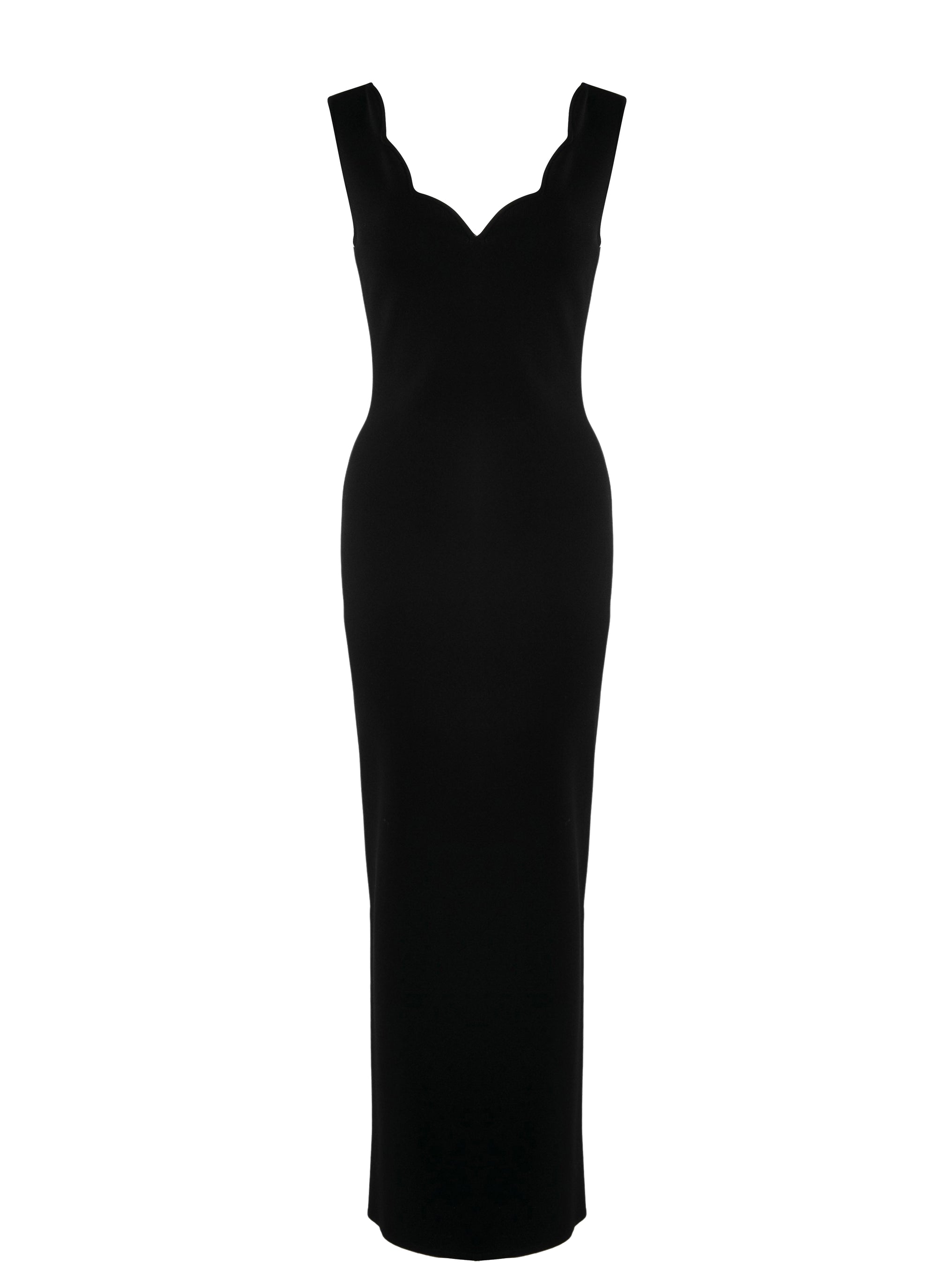 Robe sans manches Vénus en maille - Noir