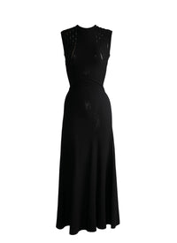 Flowing maxi dress - Black intense