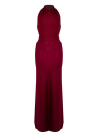 Robe sirène dos nu - Magenta