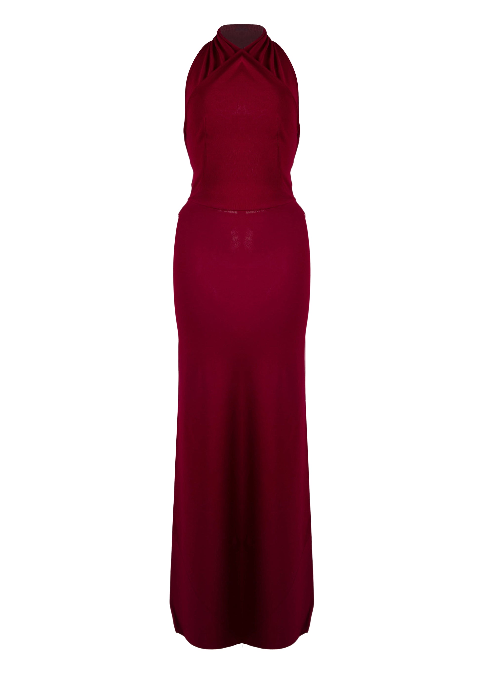 Robe sirène dos nu - Magenta