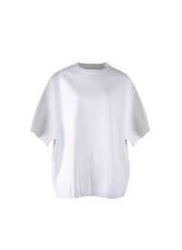 Pull à manches courtes en maille - Blanc