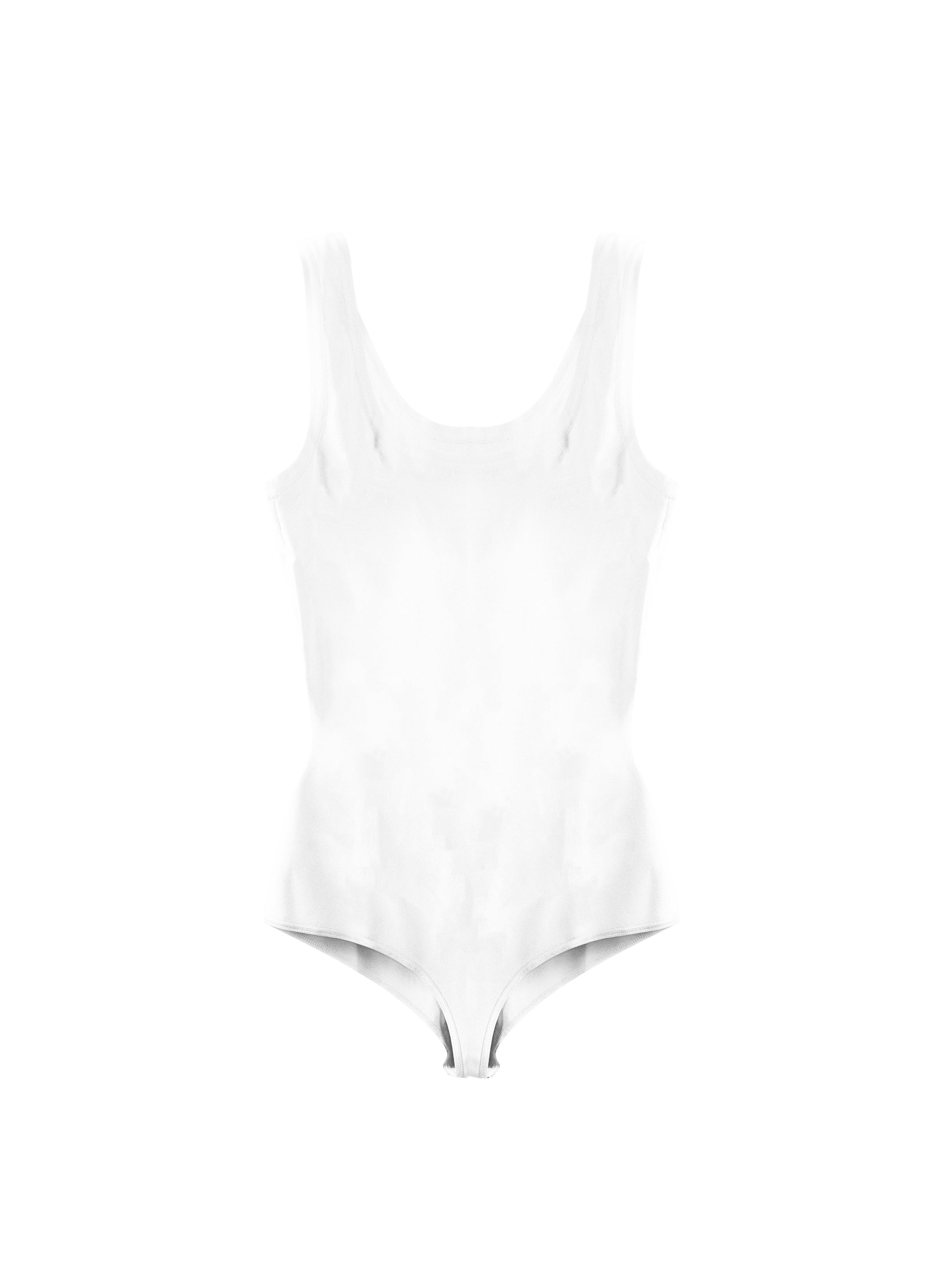Body classique à bretelles - Blanc