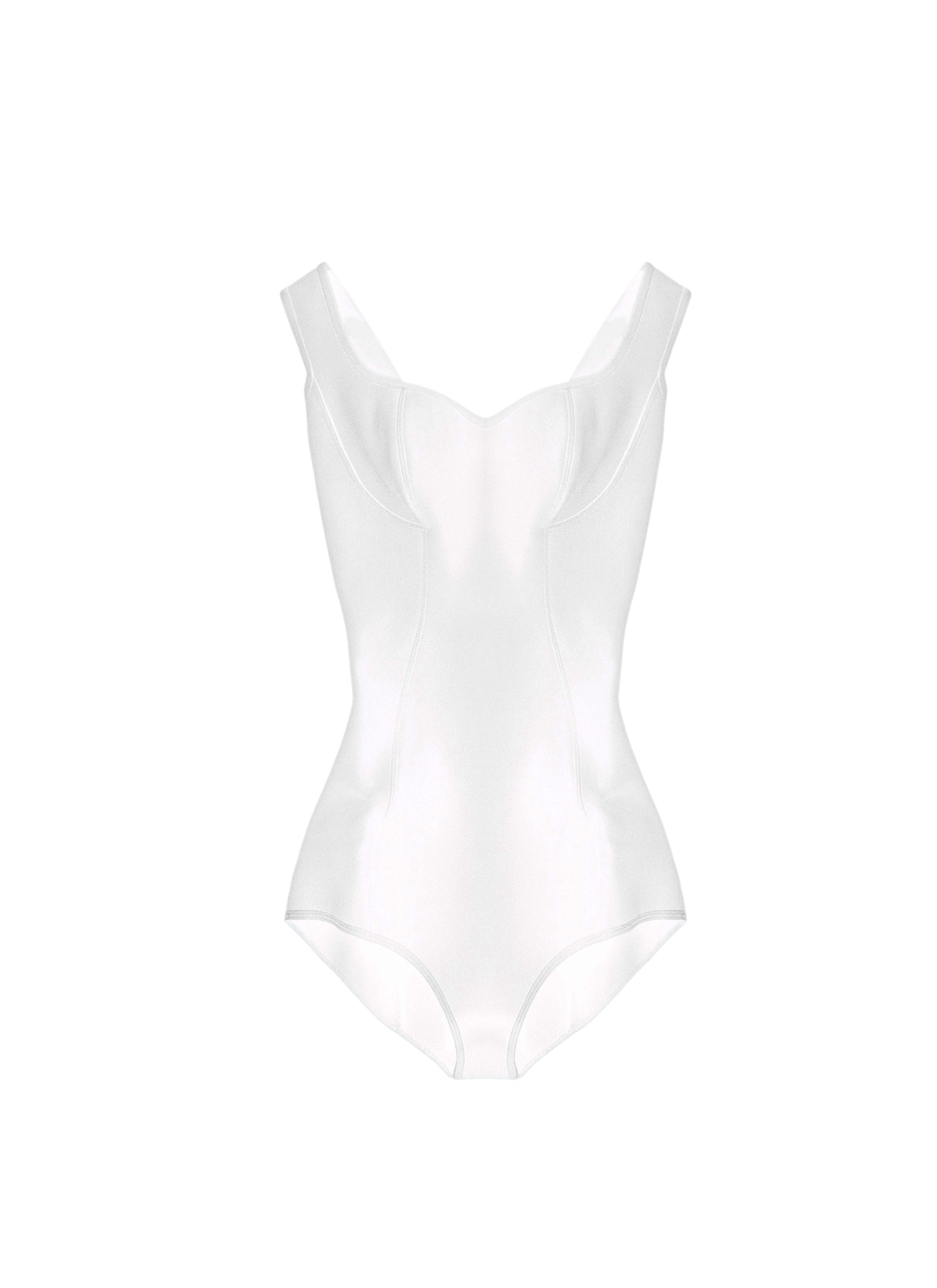 Venus sleeveless bodysuit - White