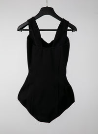 Venus sleeveless bodysuit - Black intense