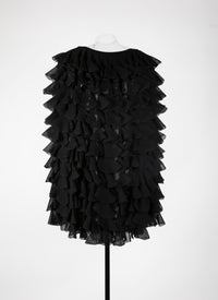 Habanera cape - Black intense