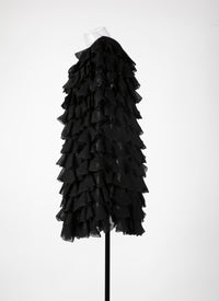 Habanera cape - Black intense