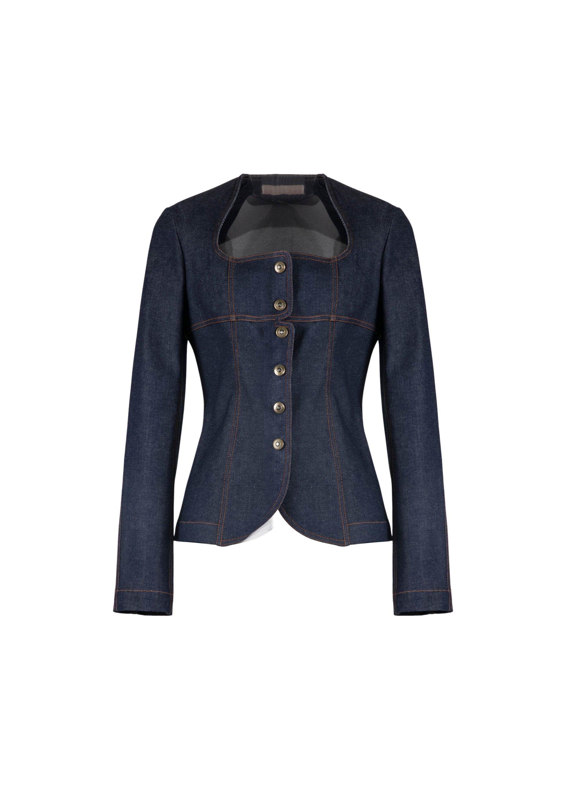 Veste en denim - Marine Foncé