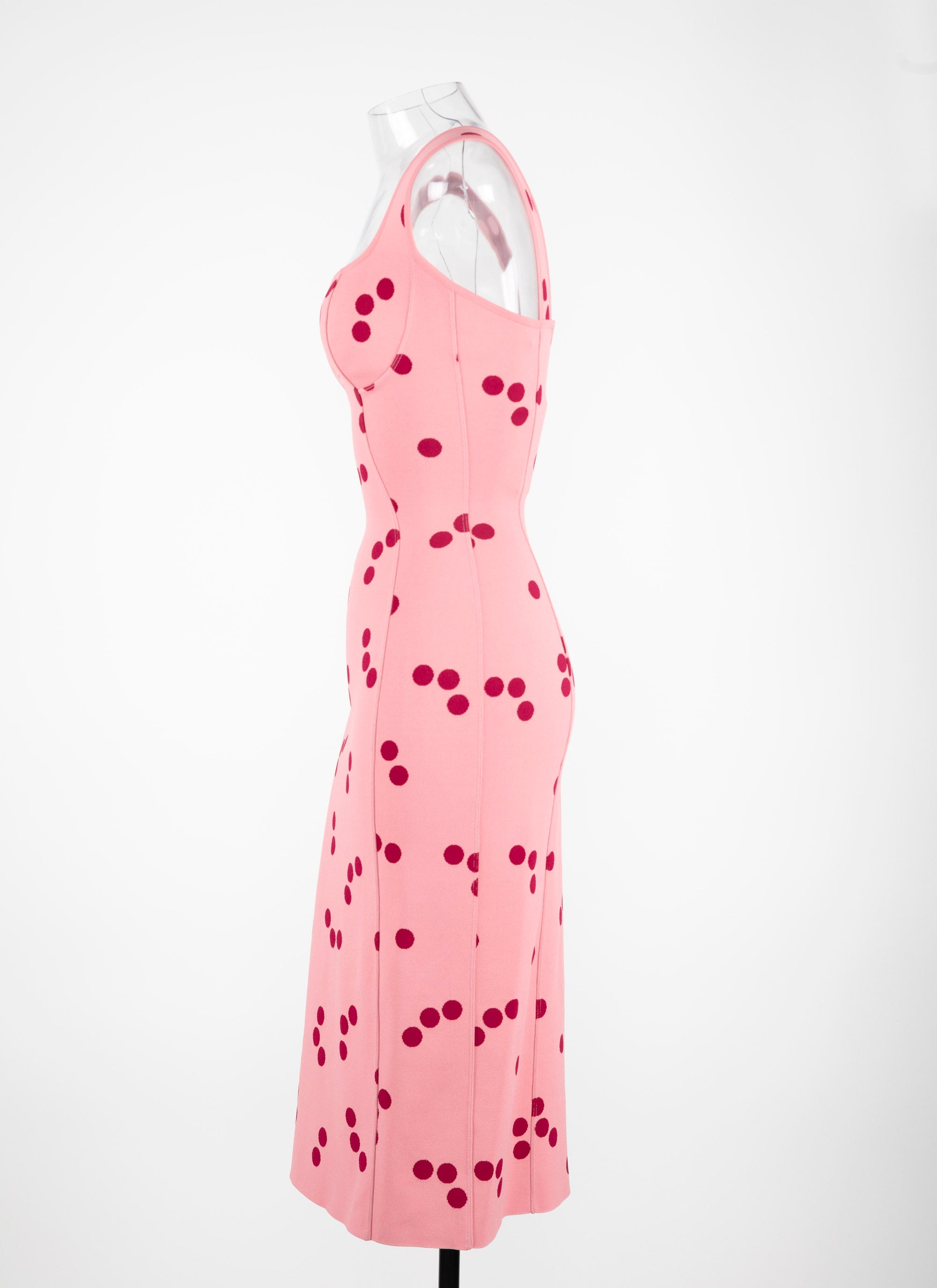 Robe légère à pois - Rose