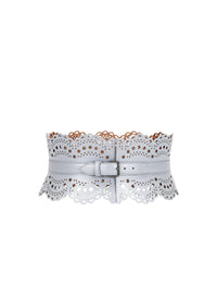 Studded leather corset belt - Nuage