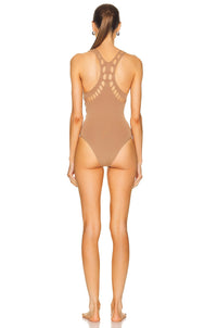 Maillot de bain une pièce laser - Azur