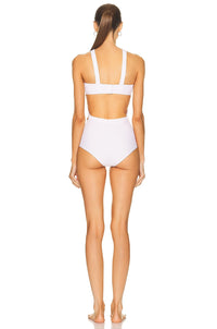 One-piece swimming costume bikini - Black Alaïa