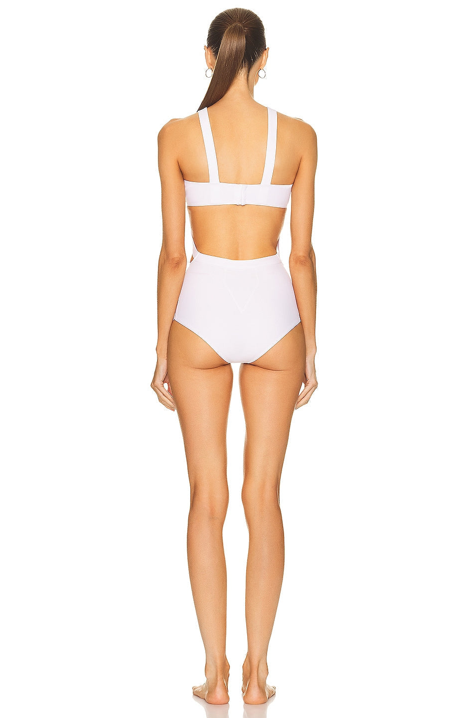 One-piece swimming costume bikini - Black Alaïa