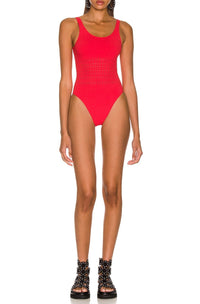Maillot de bain une pièce Vienne - Ecarlate