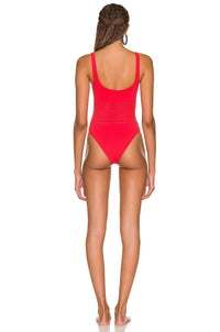 Maillot de bain une pièce Vienne - Ecarlate
