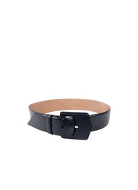 Large leather buckle belt - Night