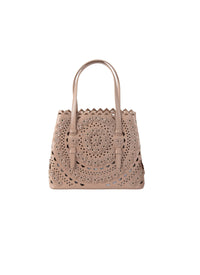 Sac cabas Mina en cuir - Sable