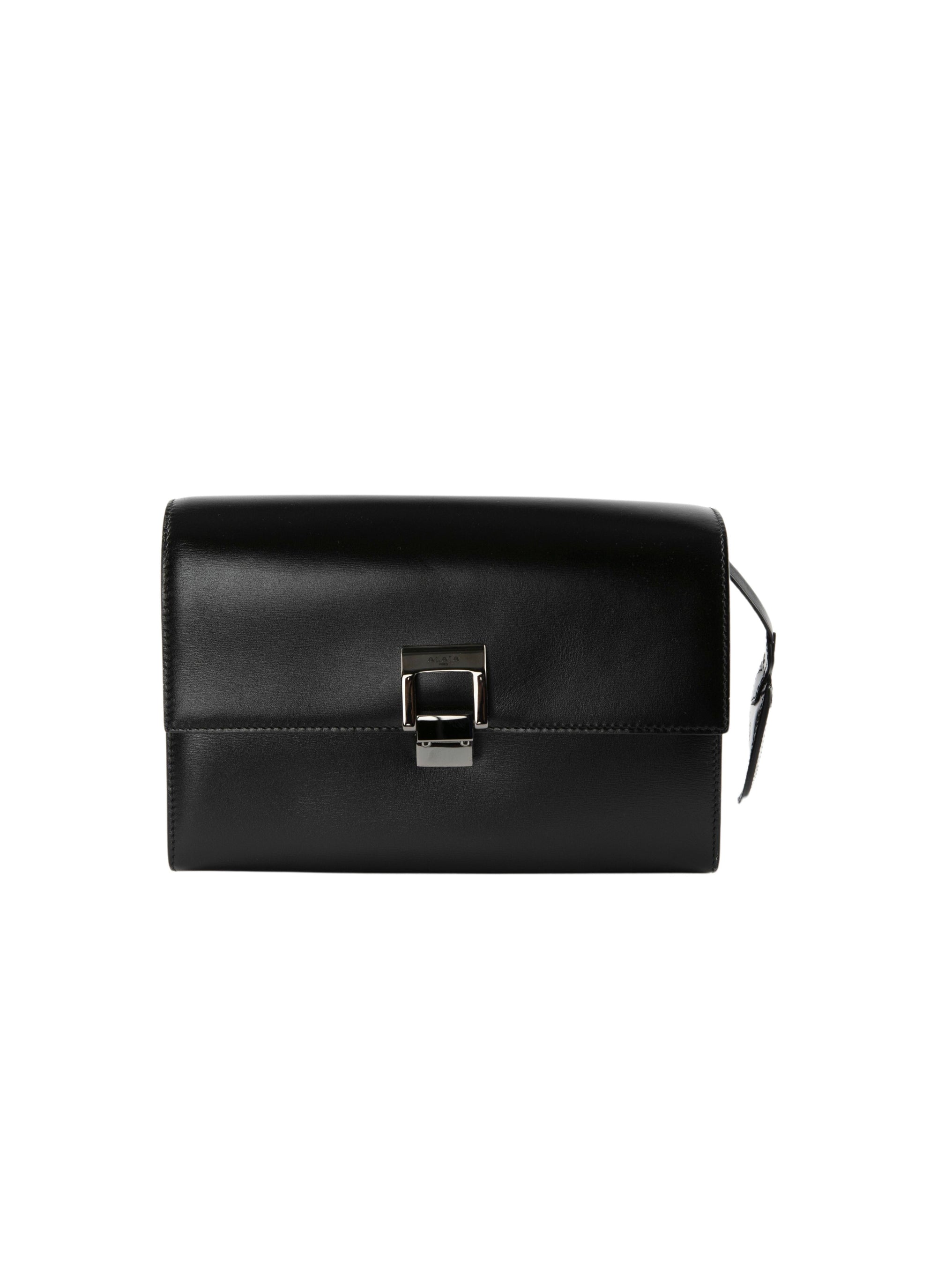 Pochette Clara 22 en cuir - Noir