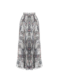 Silk floral skirt - Multicolour