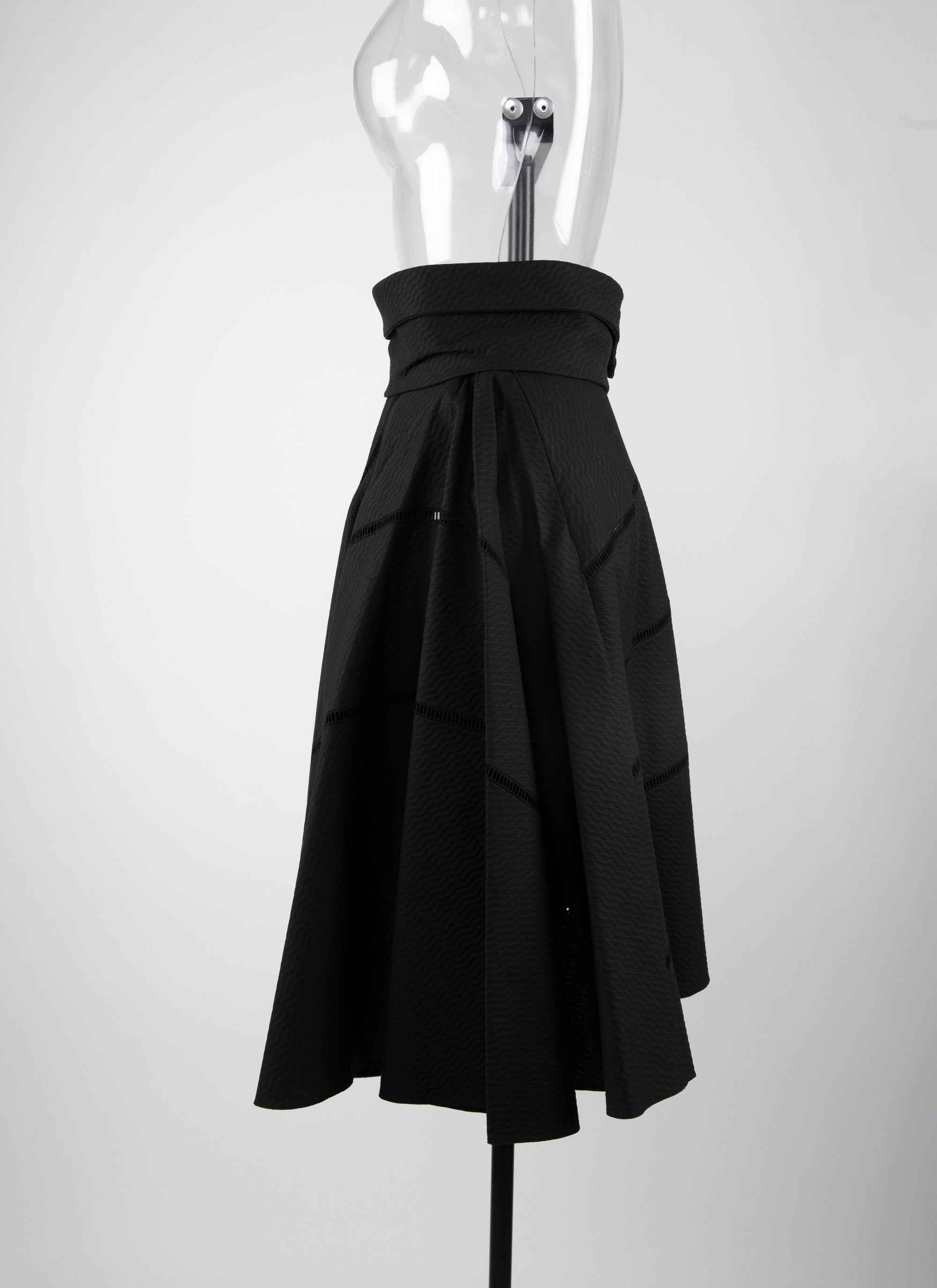 Jupe effet ceinture - Noir