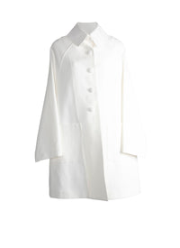 Manteau oversize - Blanc Nacre