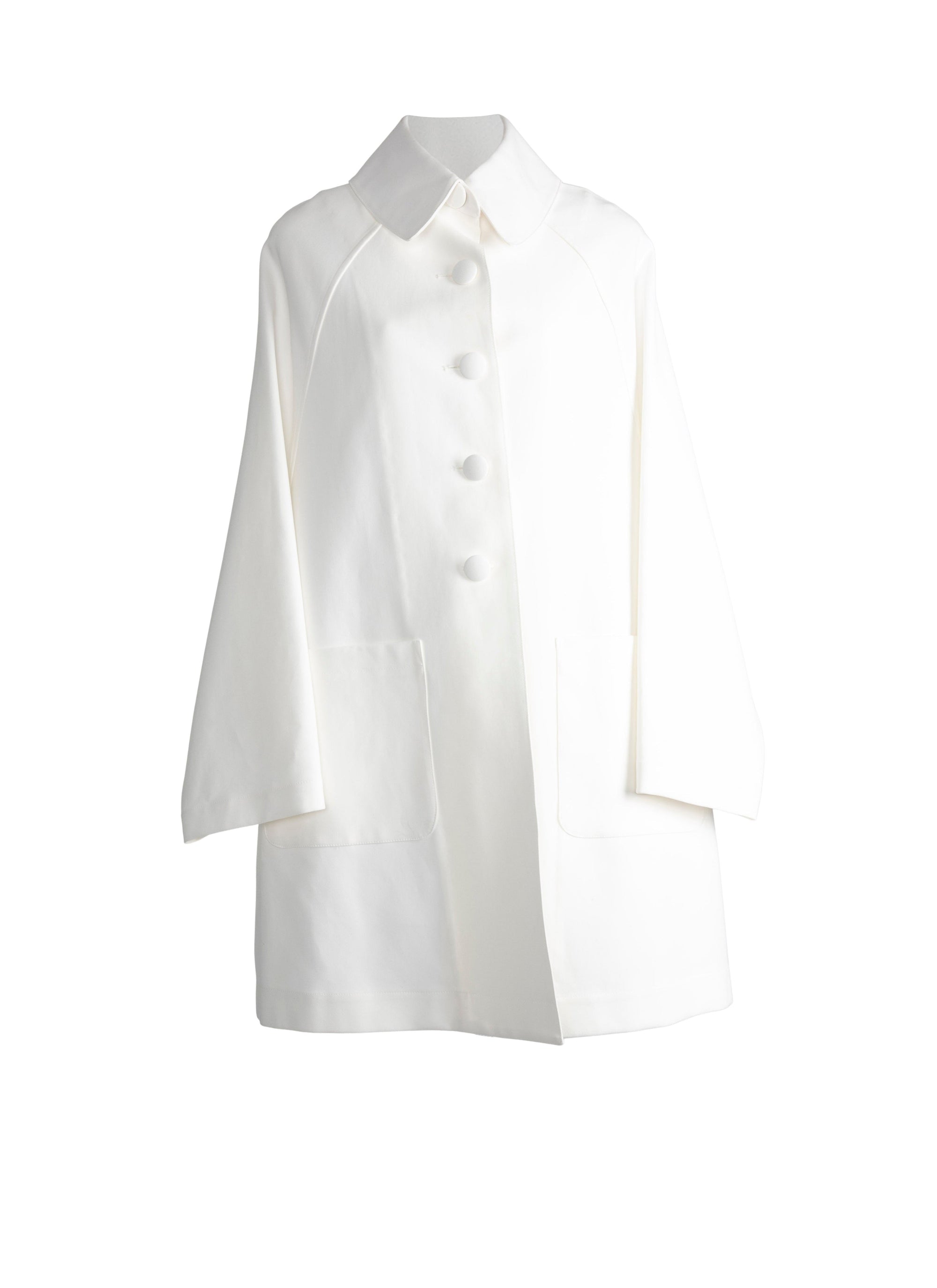 Manteau oversize - Blanc Nacre
